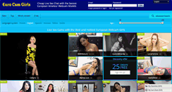 Desktop Screenshot of eurocamgirls.com