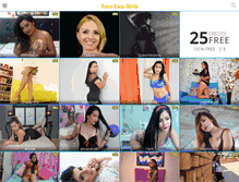 Tablet Screenshot of eurocamgirls.com